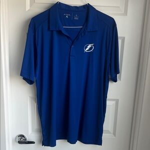 Blue Tampa Bay Lightning Men's Polo Shirt